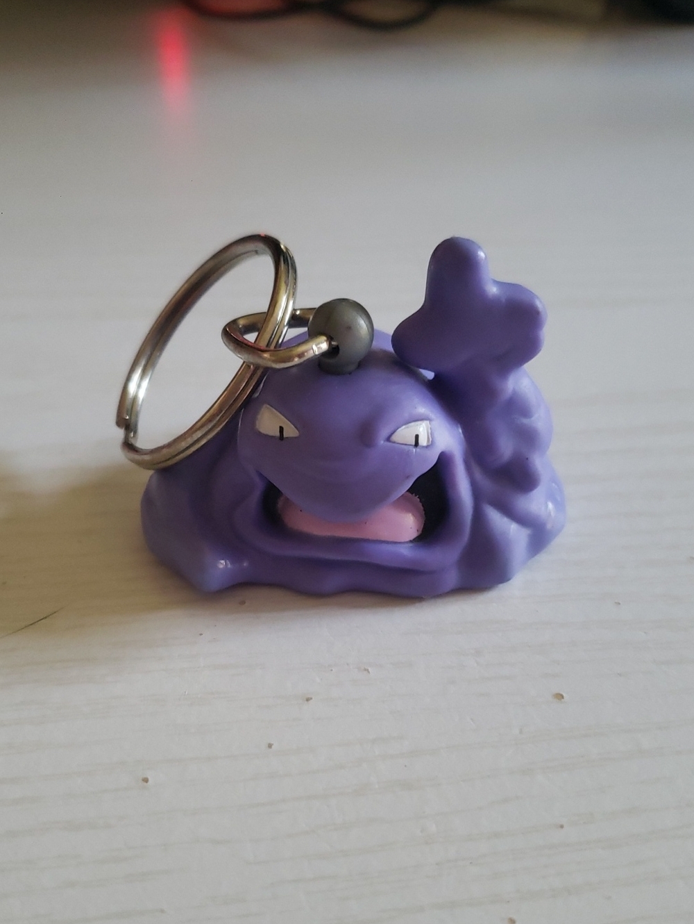 Vintage 1999 Grimer Pokemon Toy Keychain Figure From Burger King